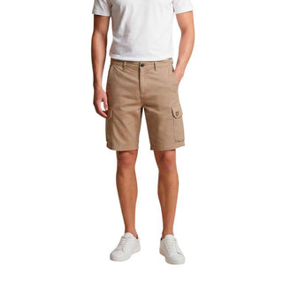 Lyle & Scott Beige Cotton Bermuda Shorts