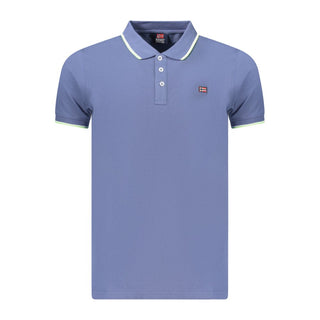 Norway 1963 Blue Cotton Men's Polo Shirt