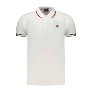 Norway 1963 White Cotton Men's Polo Shirt