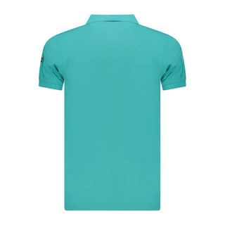 Norway 1963 Azzurro Cotton Men Polo