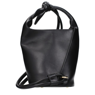 Jacquemus Black Leather Crossbody Bag