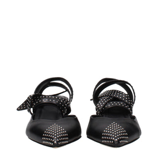Isabel Marant Black Leather High Heel Pumps