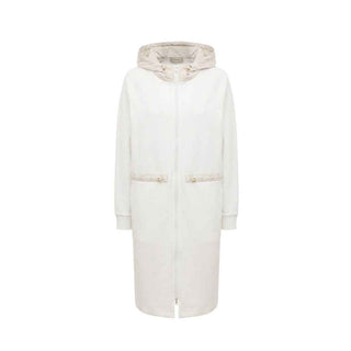 Herno White Cotton Coat