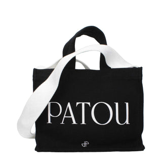 Patou Black Cotton Handbag