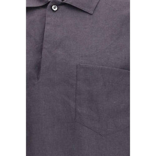 Deperlu Gray Linen Shirt