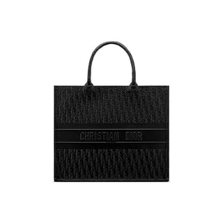 Dior Black Calfskin Tote Bag