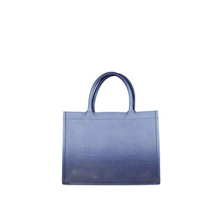 Dior Blue Calfskin Tote Bag