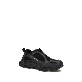 Balenciaga Black Polyester Athletic Sneakers