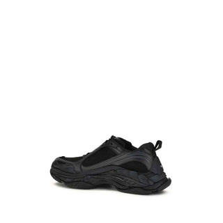 Balenciaga Black Polyester Athletic Sneakers