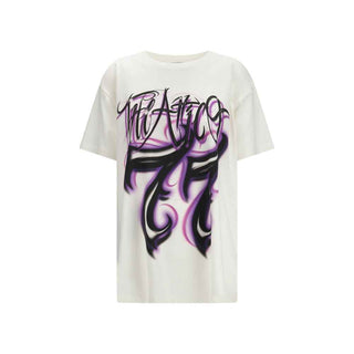 The Attico White Cotton T-Shirt