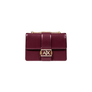 Armani Exchange Bordeaux Polyester Handbag