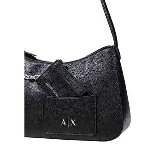 Armani Exchange Black Polyester Handbag