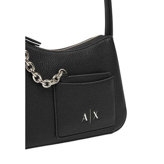 Armani Exchange Black Polyester Handbag