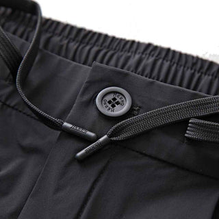Herno Black Elastane Athletic Pants