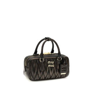 Miu Miu Brown Lamb Ovis Aries Aries Handbag