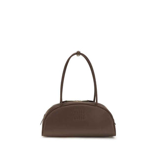 Miu Miu Brown Calf Leather Bos Taurus Handbag