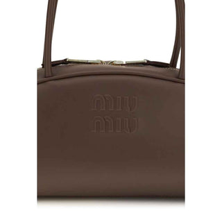 Miu Miu Brown Calf Leather Bos Taurus Handbag
