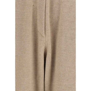 Brunello Cucinelli Beige Cashmere Casual Pants