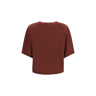 Brunello Cucinelli Bordeaux Cashmere Sweatshirt