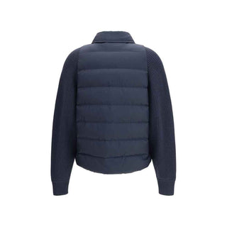 Brunello Cucinelli Blue Polyester Jacket