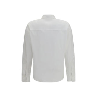 Brunello Cucinelli White Cotton Dress Shirt