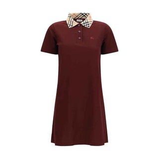 Burberry Bordeaux Cotton Casual Dress