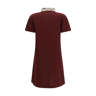 Burberry Bordeaux Cotton Casual Dress