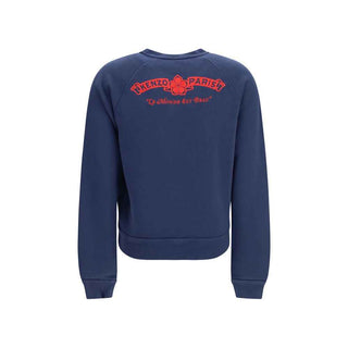 Kenzo Blue Cotton Sweatshirt