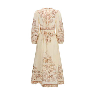 Zimmermann Beige Linen Casual Dress