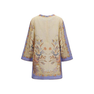 Zimmermann Multicolor Linen Casual Dress