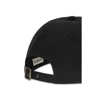 Burberry Black Cotton Cap (Baseball Hat)