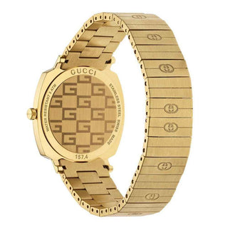 Gucci Gold Stainless Steel Dress Watch