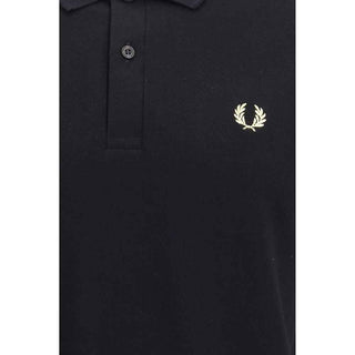 Fred Perry Black Cotton Polo Shirt
