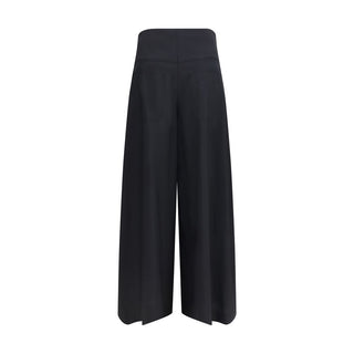 Brunello Cucinelli Black Cotton Casual Pants