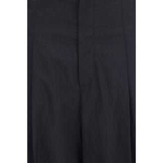 Brunello Cucinelli Black Cotton Casual Pants