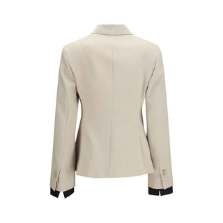 Max Mara Beige Wool Oves Aries Blazer