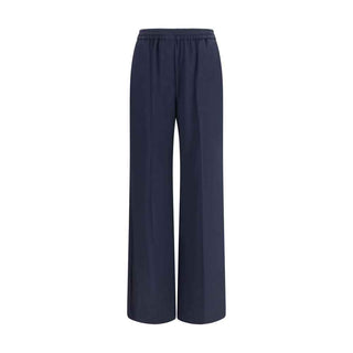 Max Mara Blue Wool Oves Aries Casual Pants