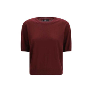 Max Mara Bordeaux Wool Oves Aries T-Shirt