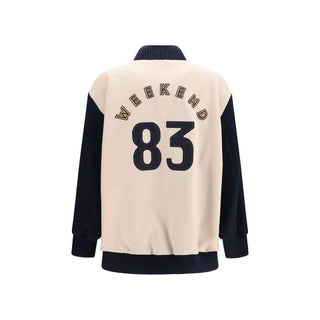 Max Mara Blue Wool Oves Aries Bomber