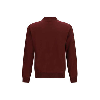 Valentino Bordeaux Wool Oves Aries Polo Shirt