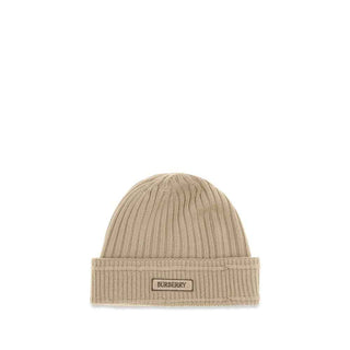 Burberry Beige Wool Oves Aries Beanie