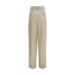 Saint Laurent Beige Wool Oves Aries Dress Pants