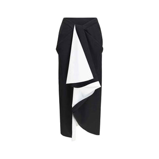 Givenchy Black Wool Oves Aries Midi Skirt