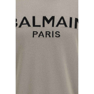 Balmain Bicolor Wool Oves Aries Sweatshirt