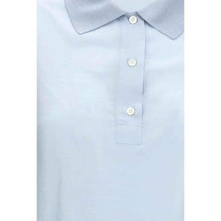 Jacob Cohen Blue Wool Oves Aries Shortsleeve Shirt
