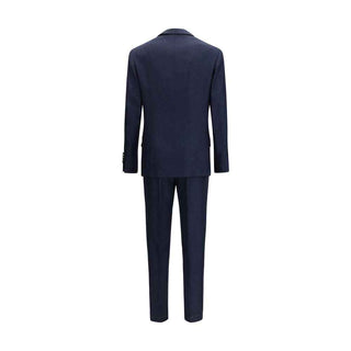 Brunello Cucinelli Blue Wool Oves Aries Two-Piece Suit