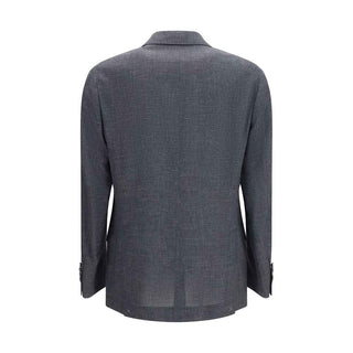 Brunello Cucinelli Gray Wool Oves Aries Blazer