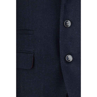 Brunello Cucinelli Blue Wool Oves Aries Two-Piece Suit