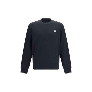Fred Perry Black Cotton Sweatshirt