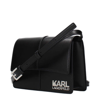 Karl Lagerfeld Black Polyethylene Crossbody Bag